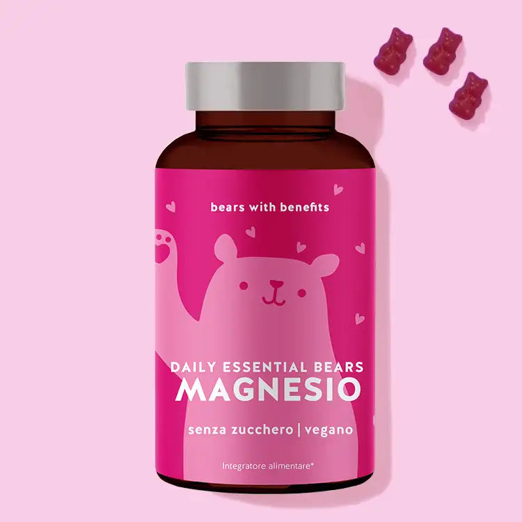 Daily Essential Bears - Magnesio per il funzionamento muscolare