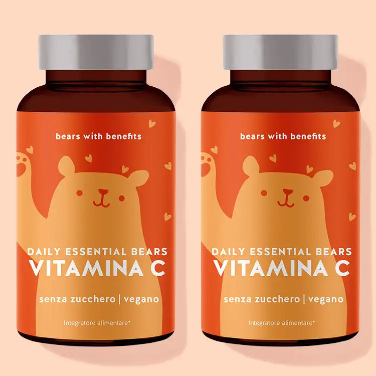 Sei settimane di trattamento degli Orsetti Daily Essential Bears con vitamina C di Bears with Benefits.